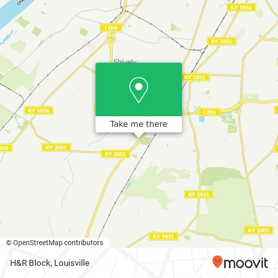 Mapa de H&R Block