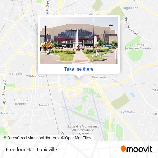 Freedom Hall map