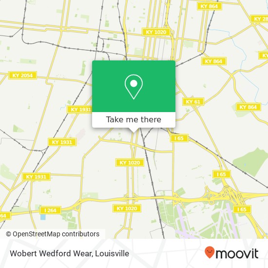 Mapa de Wobert Wedford Wear, 319 Iowa Ave Louisville, KY 40208