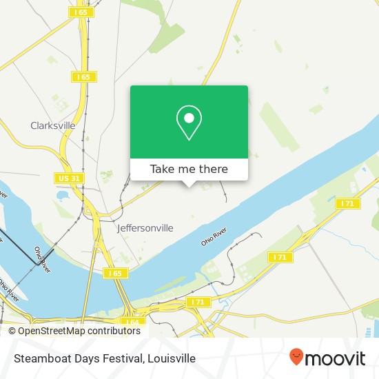 Mapa de Steamboat Days Festival