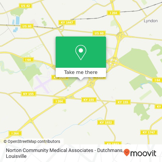 Norton Community Medical Associates - Dutchmans map