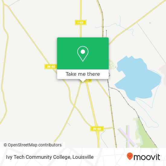 Mapa de Ivy Tech Community College