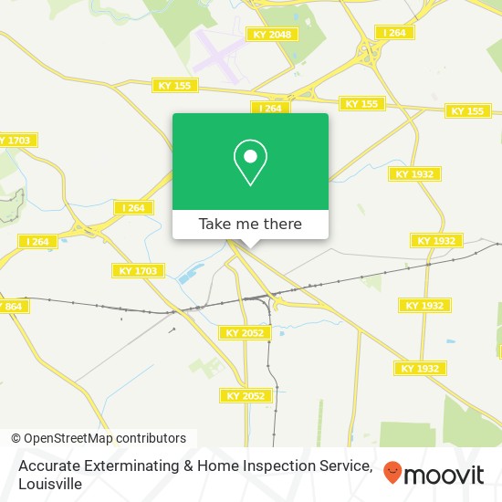 Mapa de Accurate Exterminating & Home Inspection Service