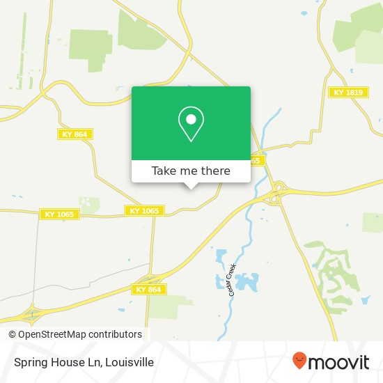 Mapa de Spring House Ln