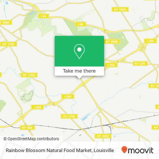 Mapa de Rainbow Blossom Natural Food Market