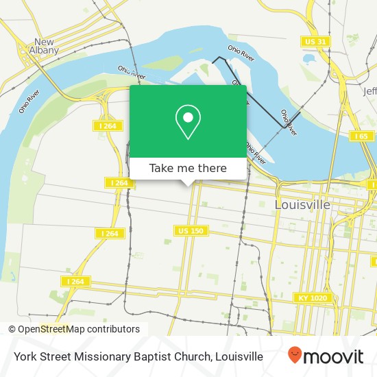 York Street Missionary Baptist Church map