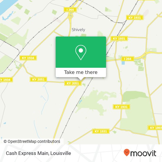 Mapa de Cash Express Main