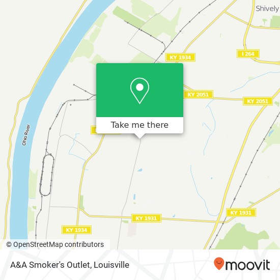 Mapa de A&A Smoker's Outlet