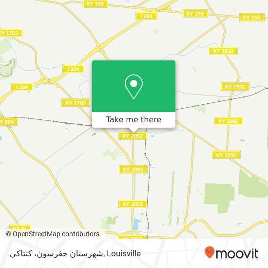 شهرستان جفرسون، کنتاکی map