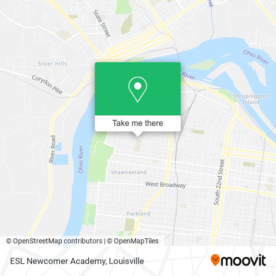 Mapa de ESL Newcomer Academy