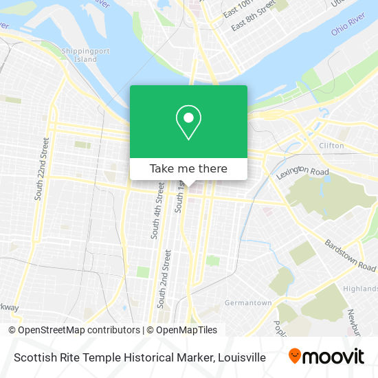 Scottish Rite Temple Historical Marker map