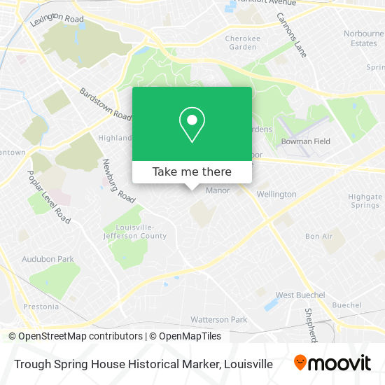 Mapa de Trough Spring House Historical Marker