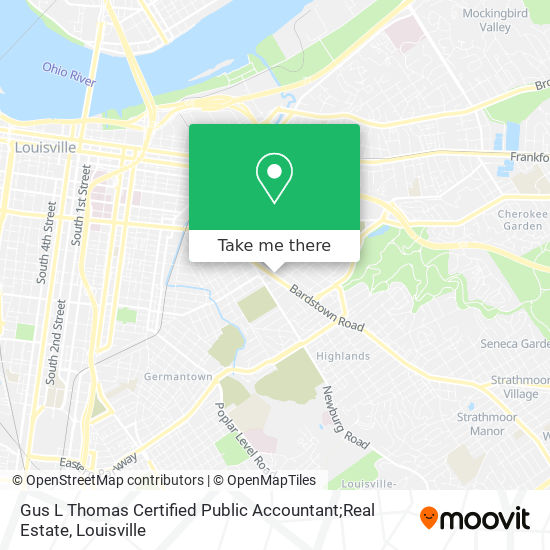 Gus L Thomas Certified Public Accountant;Real Estate map