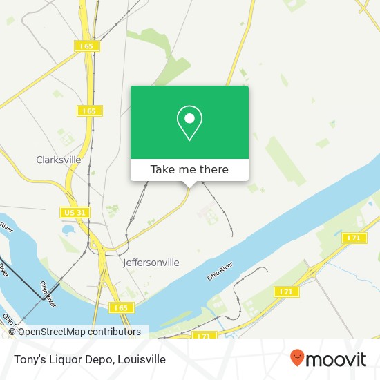 Tony's Liquor Depo map