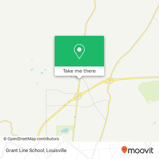 Grant Line School map