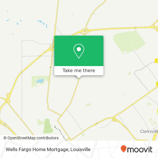 Mapa de Wells Fargo Home Mortgage