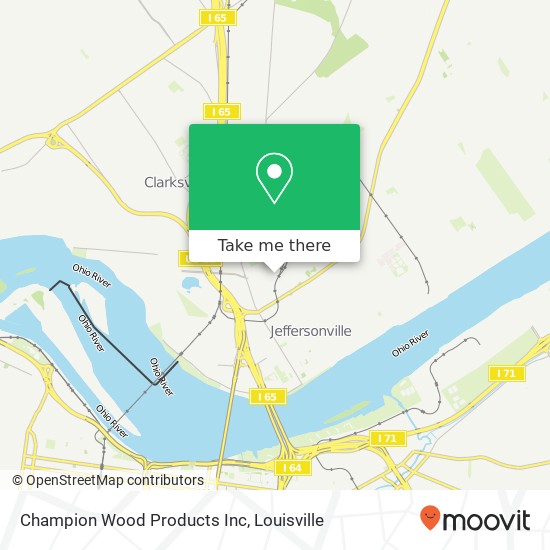 Mapa de Champion Wood Products Inc