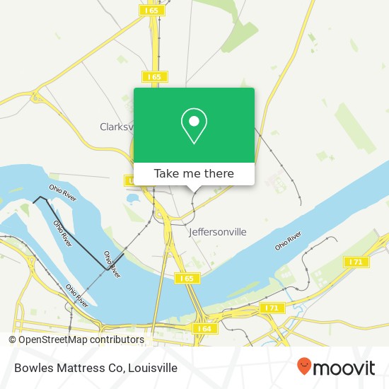 Bowles Mattress Co map