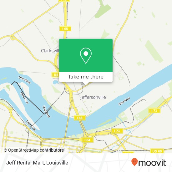 Jeff Rental Mart map