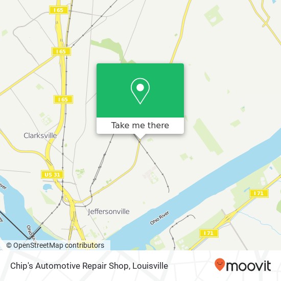 Mapa de Chip's Automotive Repair Shop