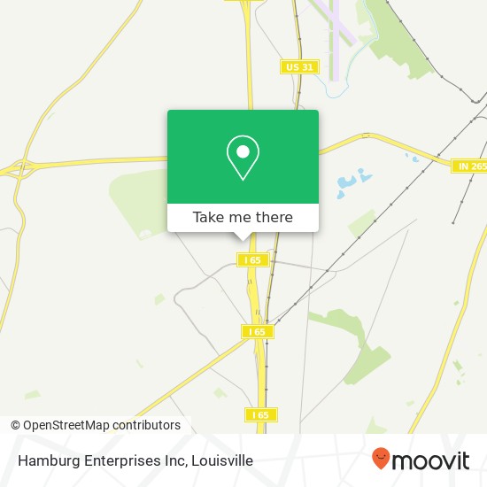 Hamburg Enterprises Inc map