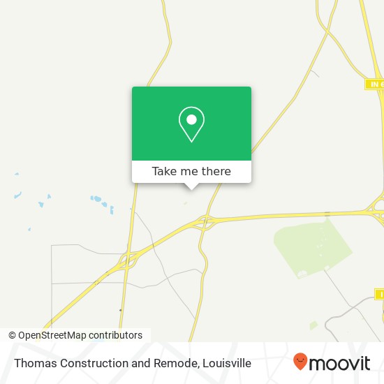 Mapa de Thomas Construction and Remode