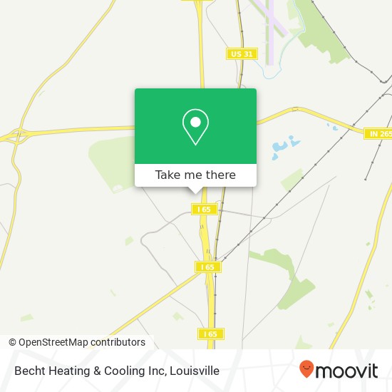 Mapa de Becht Heating & Cooling Inc