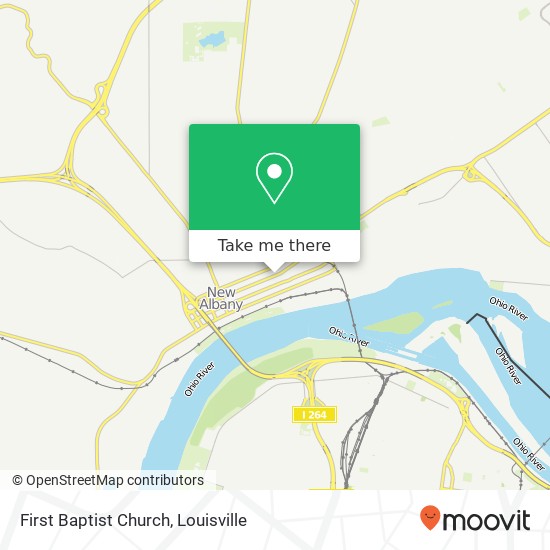 First Baptist Church map