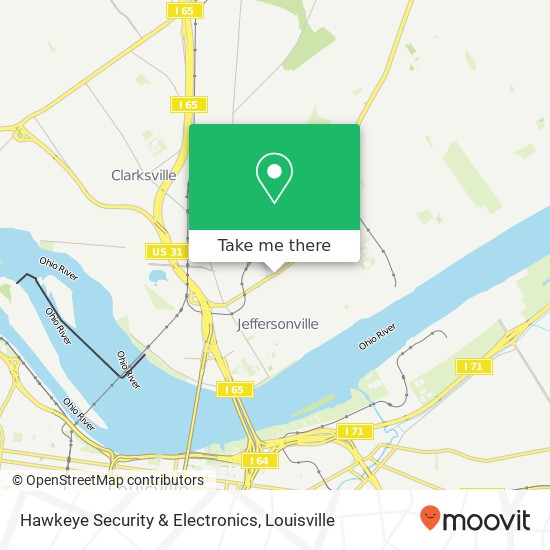 Mapa de Hawkeye Security & Electronics