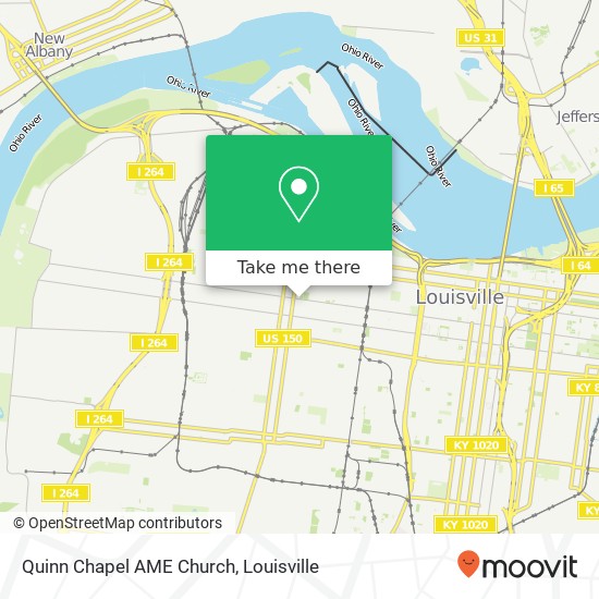 Quinn Chapel AME Church map