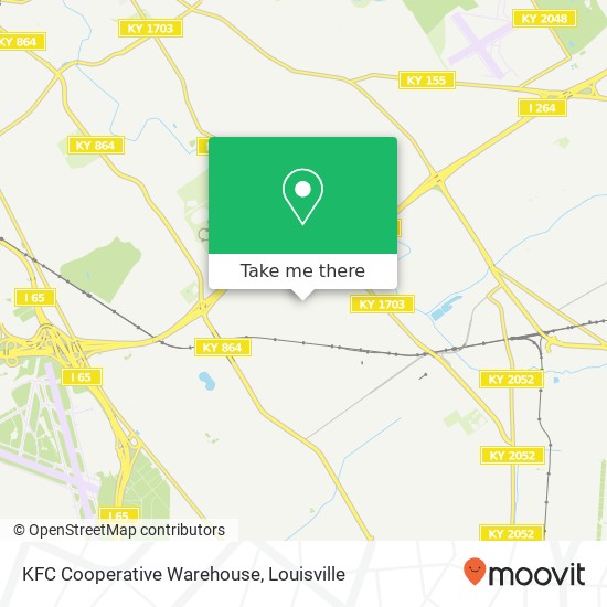 KFC Cooperative Warehouse map