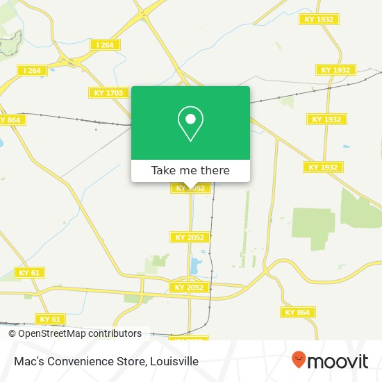 Mapa de Mac's Convenience Store