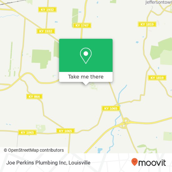 Mapa de Joe Perkins Plumbing Inc
