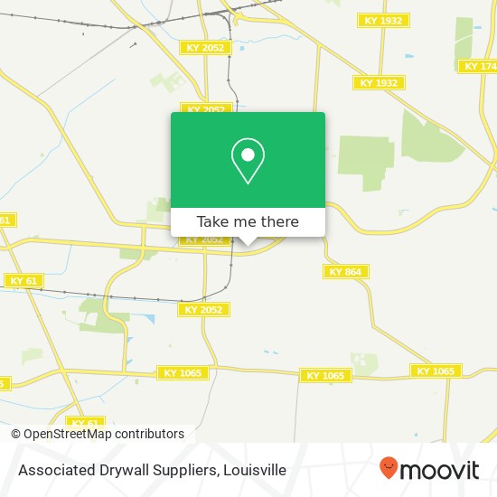 Associated Drywall Suppliers map