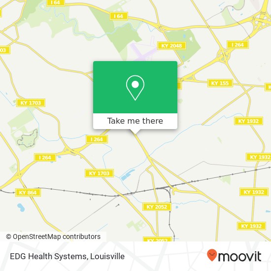 EDG Health Systems map