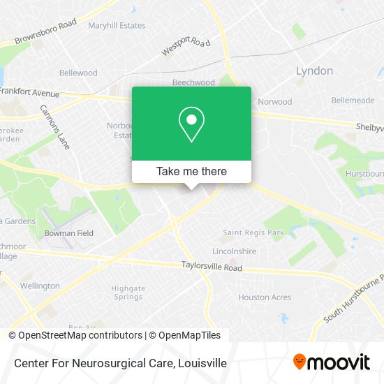 Mapa de Center For Neurosurgical Care