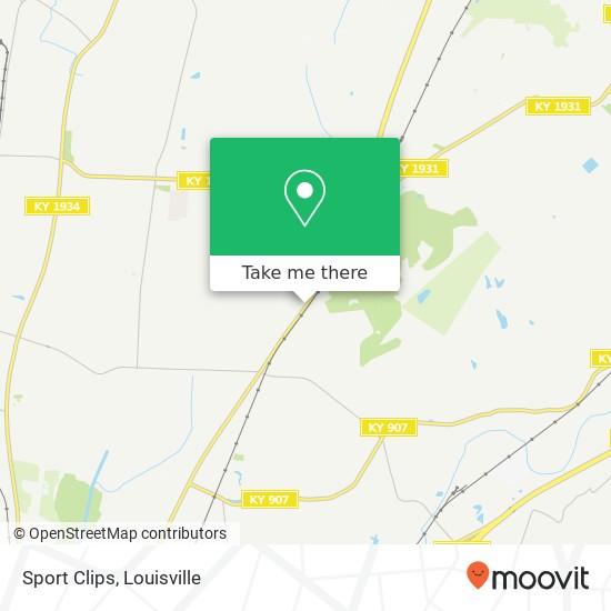 Sport Clips map