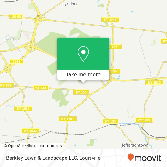 Barkley Lawn & Landscape LLC map