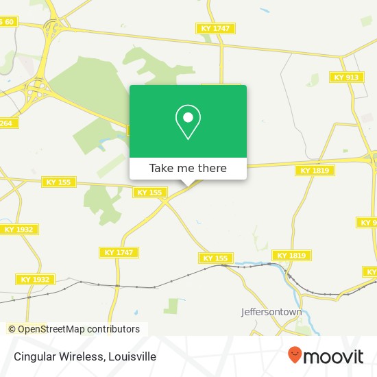 Mapa de Cingular Wireless