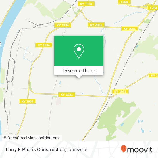 Larry K Pharis Construction map