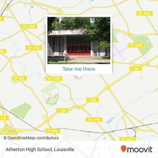 Mapa de Atherton High School