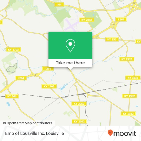 Emp of Lousville Inc map