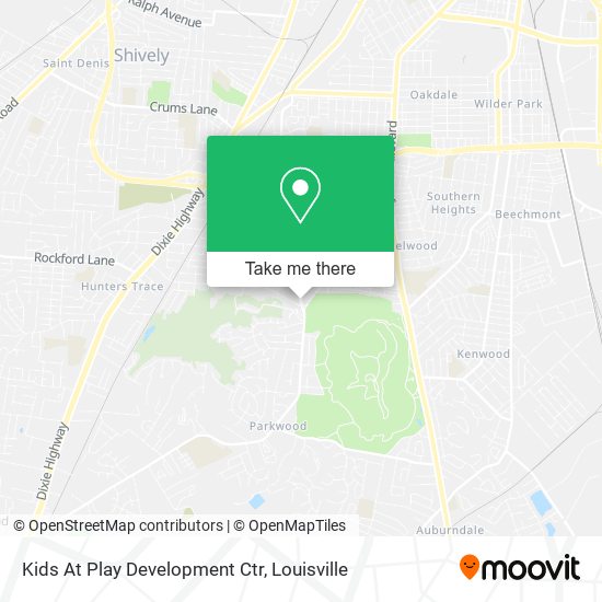 Kids At Play Development Ctr map