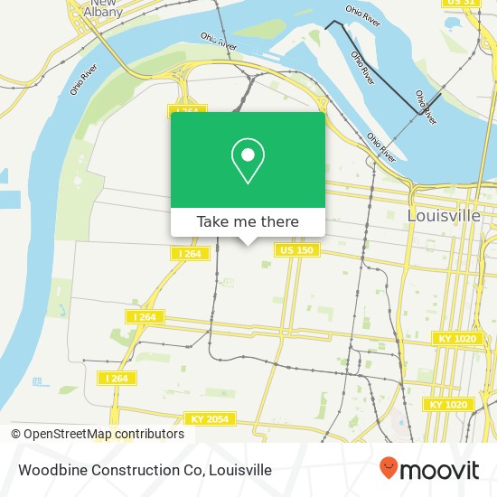 Woodbine Construction Co map