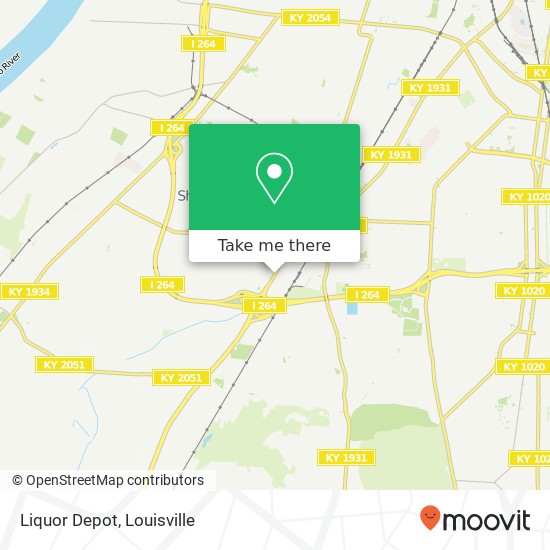 Mapa de Liquor Depot