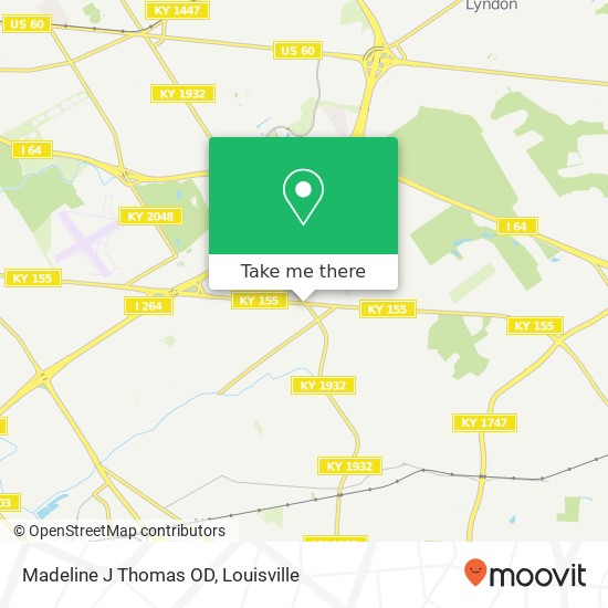 Mapa de Madeline J Thomas OD