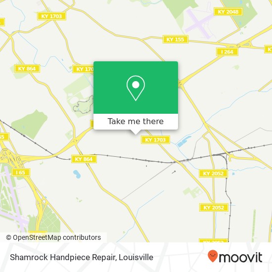 Shamrock Handpiece Repair map