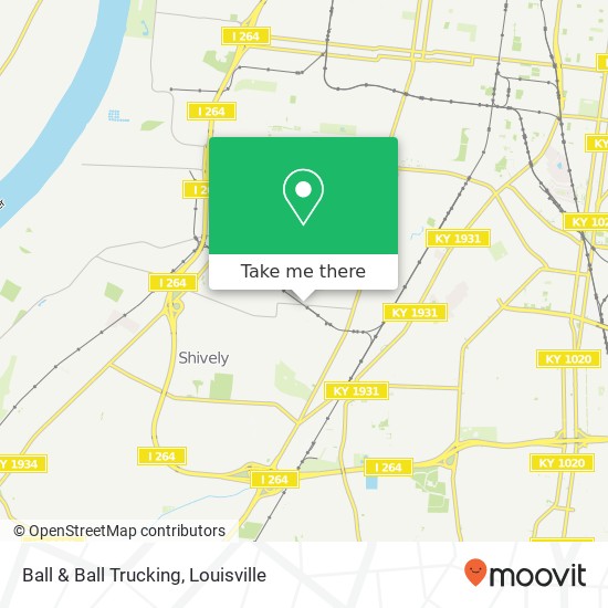 Mapa de Ball & Ball Trucking