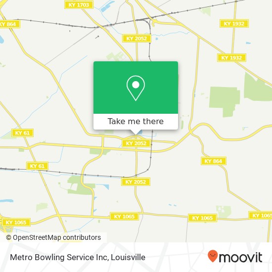 Metro Bowling Service Inc map
