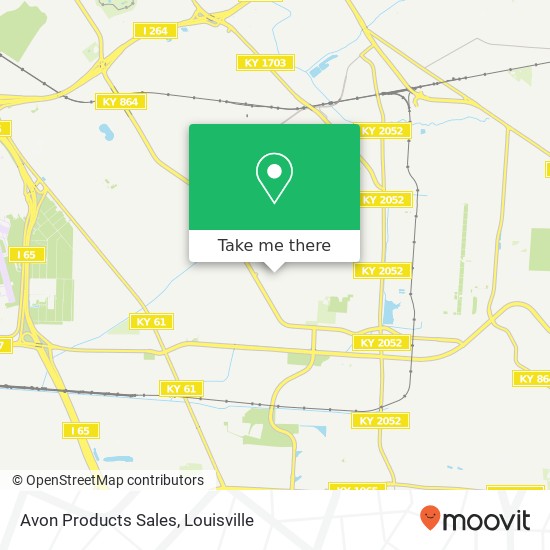 Avon Products Sales map